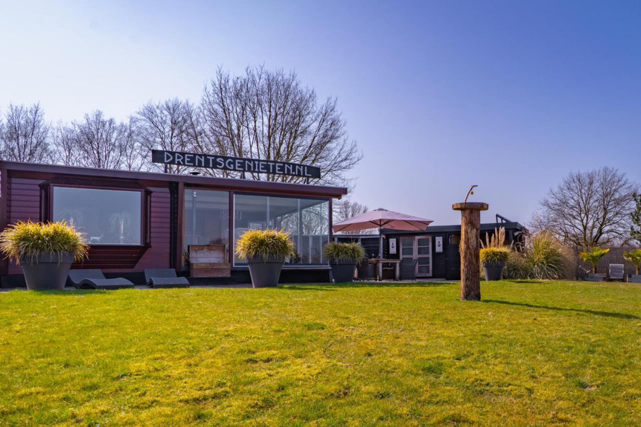 Vila Drents Genieten - Riegheide Met Prive Jacuzzi Erm Exteriér fotografie
